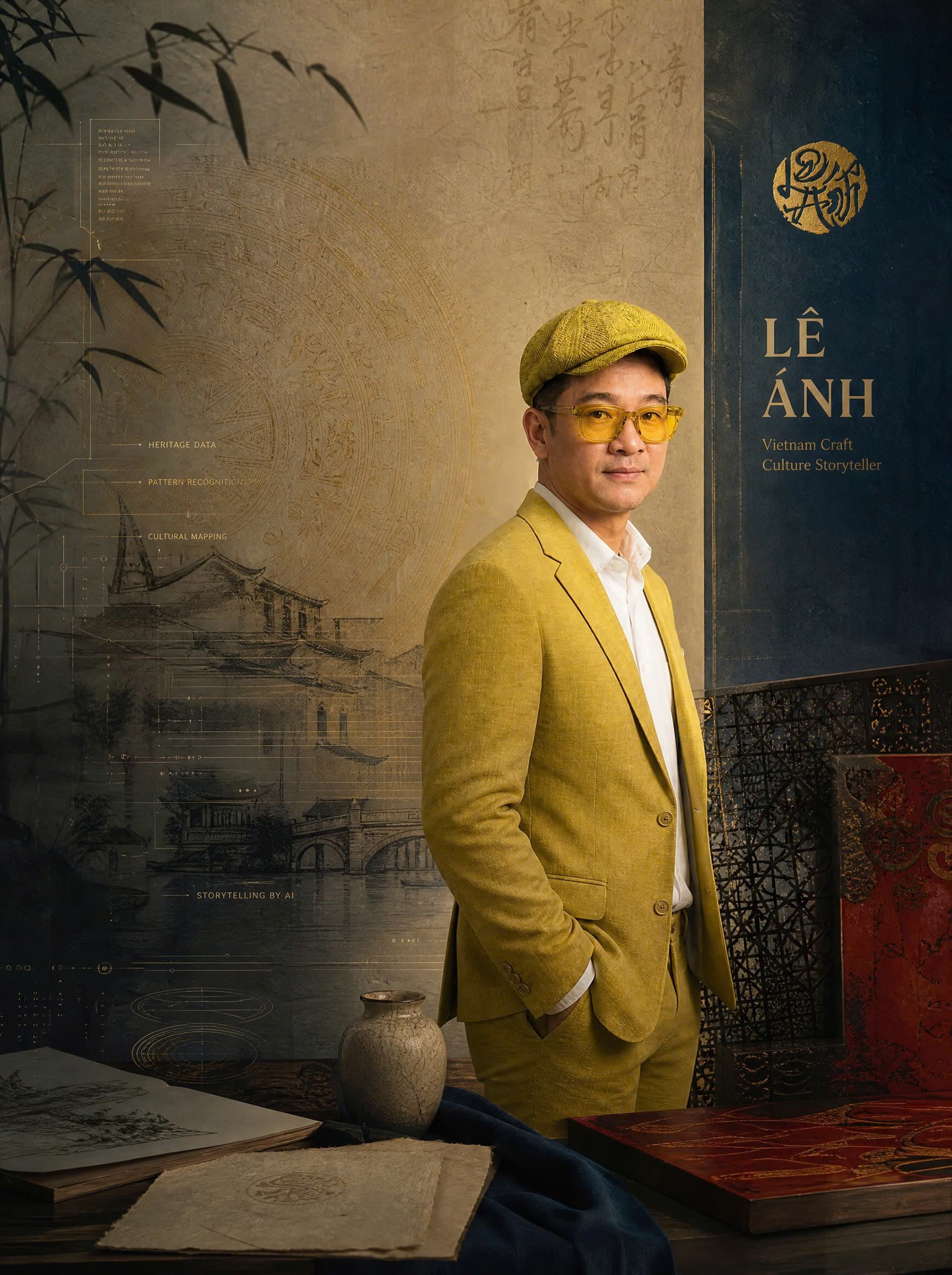 Ghi chép thực địa tại một không gian thủ công với bàn tay nghệ nhân và bề mặt vật liệu truyền thống