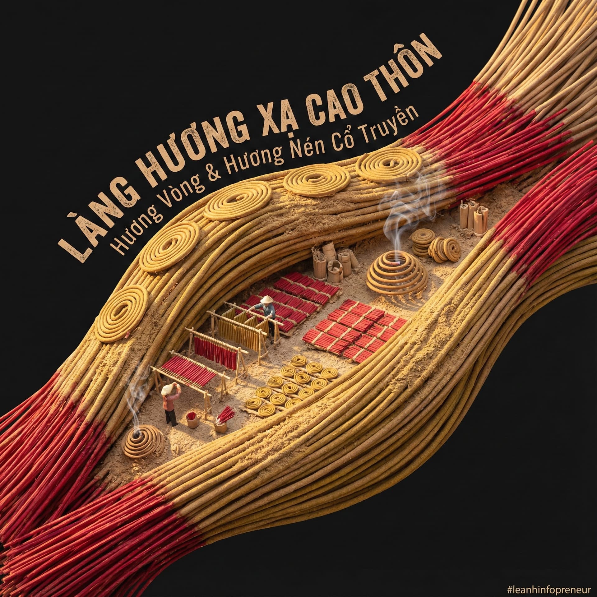 Ảnh tư liệu Làng Hương Xạ Cao Thôn, thuộc bộ sưu tập Làng Nghề Ver 1.0
