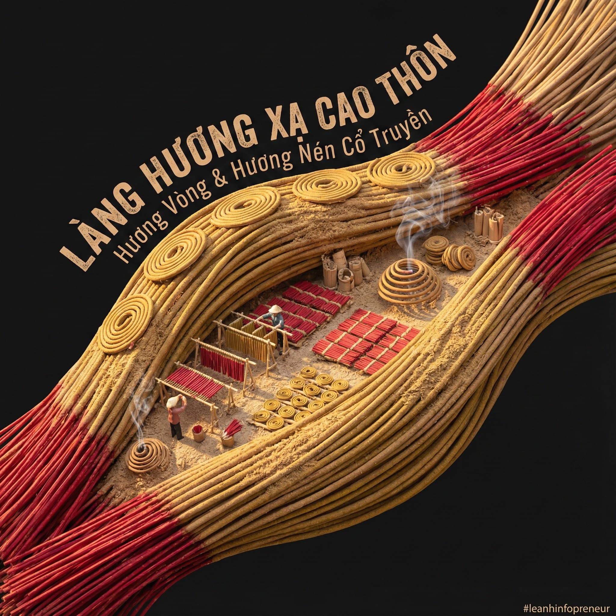 Ảnh tư liệu Làng Hương Xạ Cao Thôn, thuộc bộ sưu tập Làng Nghề Ver 1.0