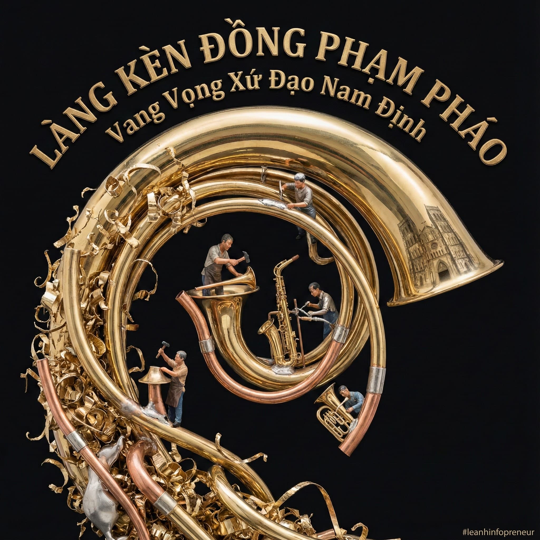 Ảnh tư liệu Làng Kèn Đồng Phạm Pháo, thuộc bộ sưu tập Làng Nghề Ver 1.0