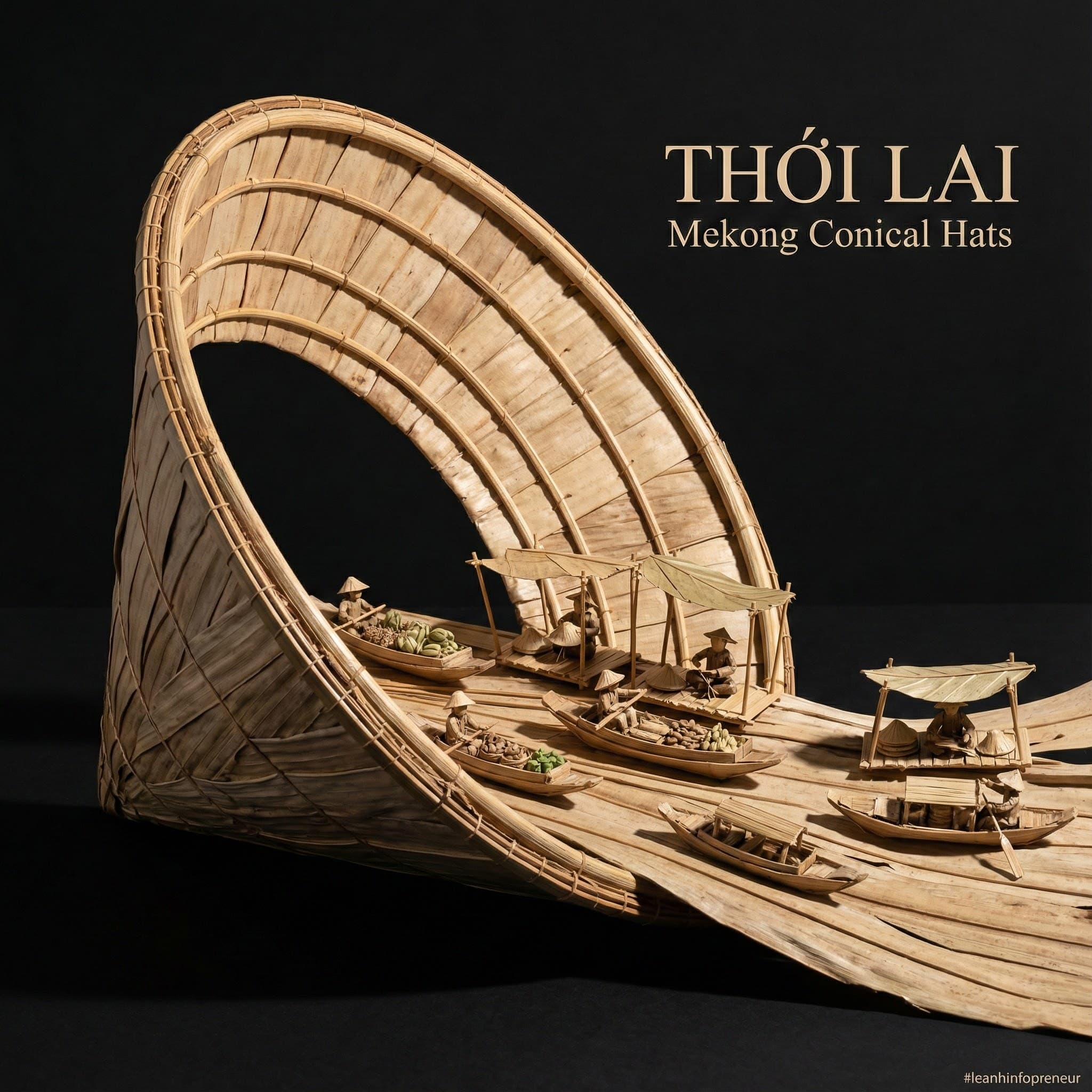 Ảnh tư liệu Làng Nón Lá Thới Lai, thuộc bộ sưu tập Làng Nghề Ver 1.0