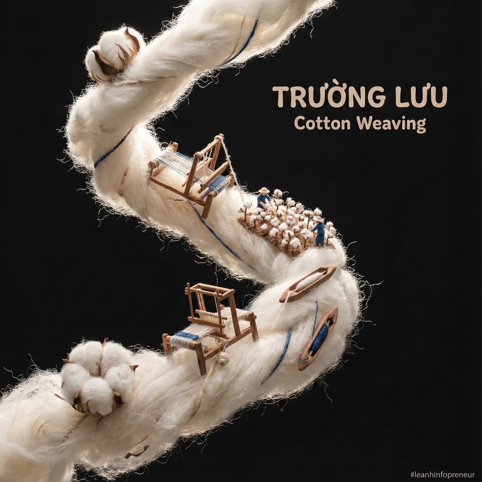 Ảnh tư liệu Làng Nghề Bông Vải Trường Lưu, thuộc bộ sưu tập Làng Nghề Ver 1.0