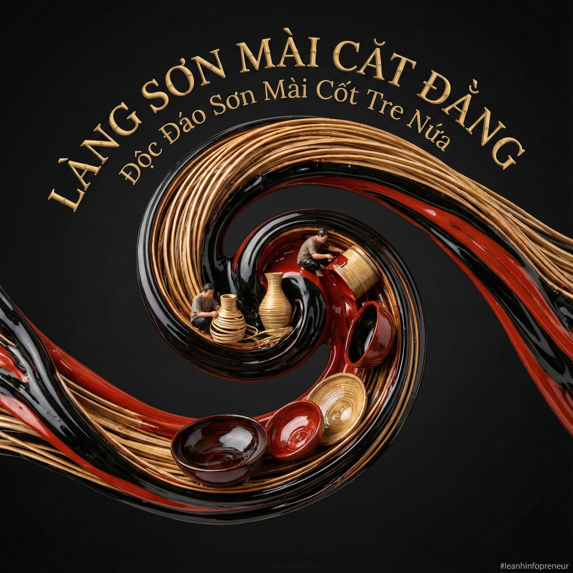 Ảnh tư liệu Làng Sơn Mài Cát Đằng, thuộc bộ sưu tập Làng Nghề Ver 1.0