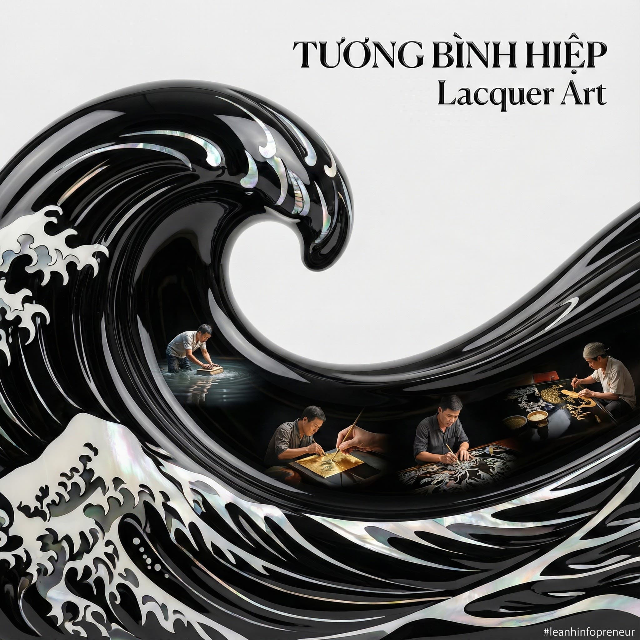 Ảnh tư liệu Làng Sơn Mài Tương Bình Hiệp, thuộc bộ sưu tập Làng Nghề Ver 1.0