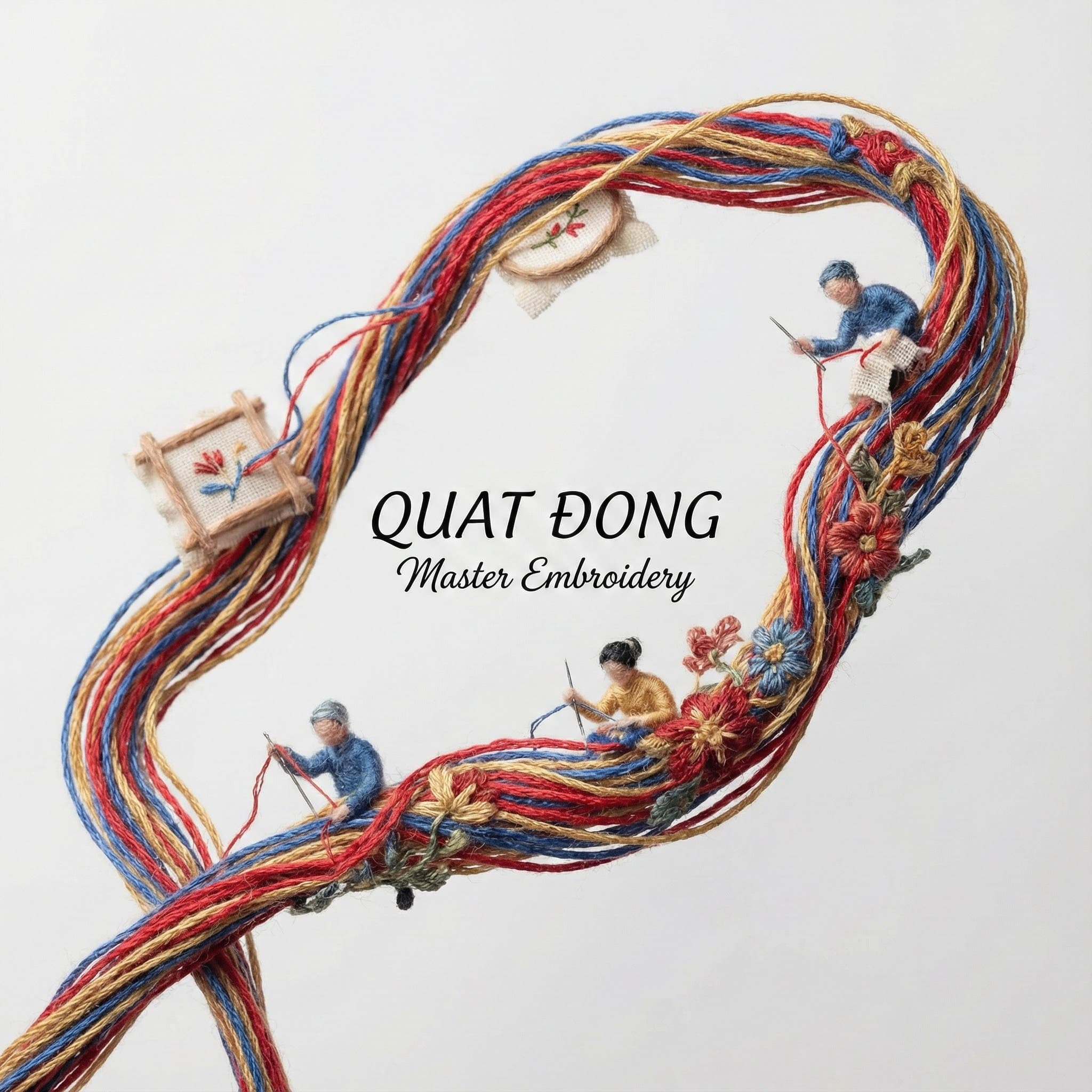 Ảnh tư liệu Làng Thêu Quất Động, thuộc bộ sưu tập Làng Nghề Ver 1.0