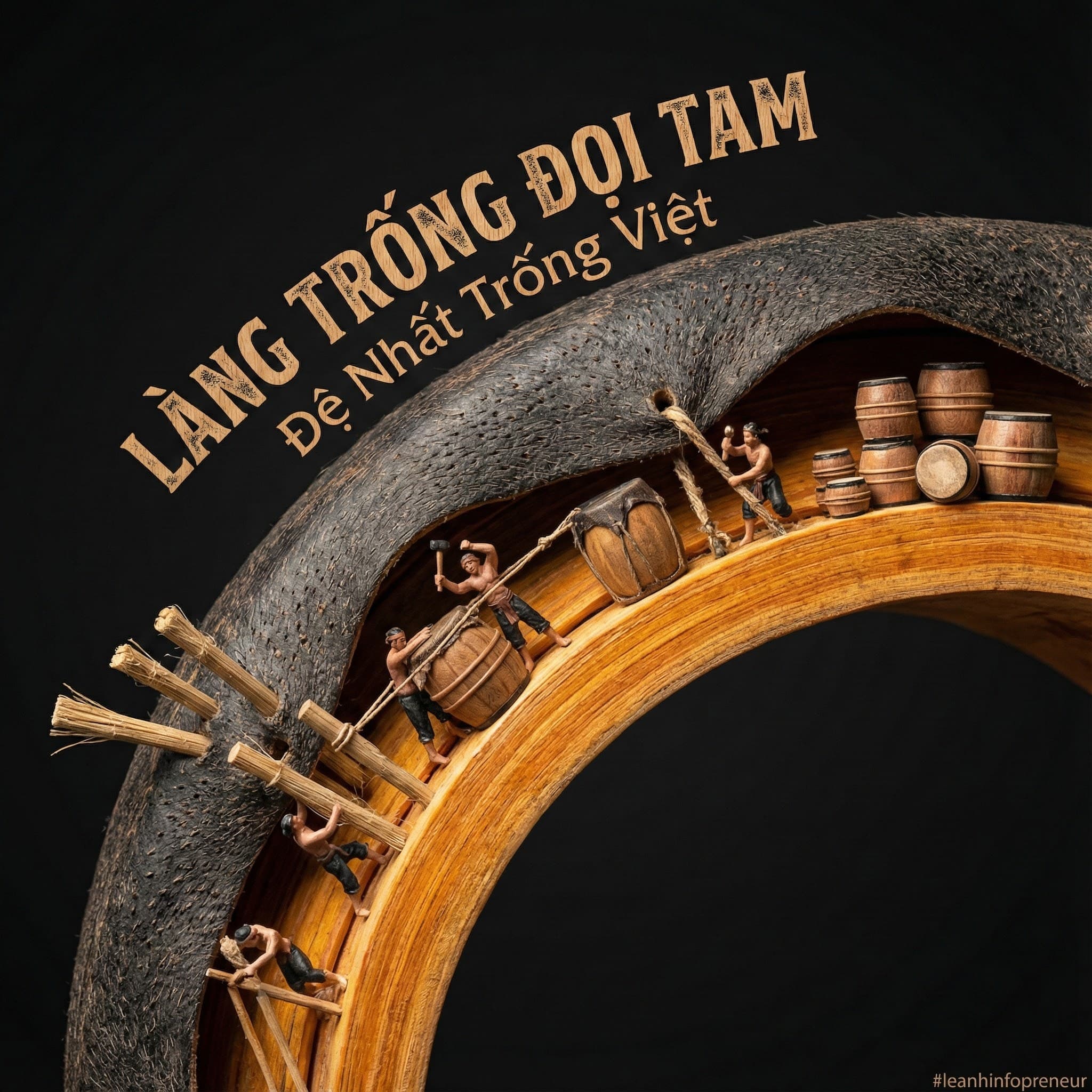 Ảnh tư liệu Làng Trống Đọi Tam, thuộc bộ sưu tập Làng Nghề Ver 1.0