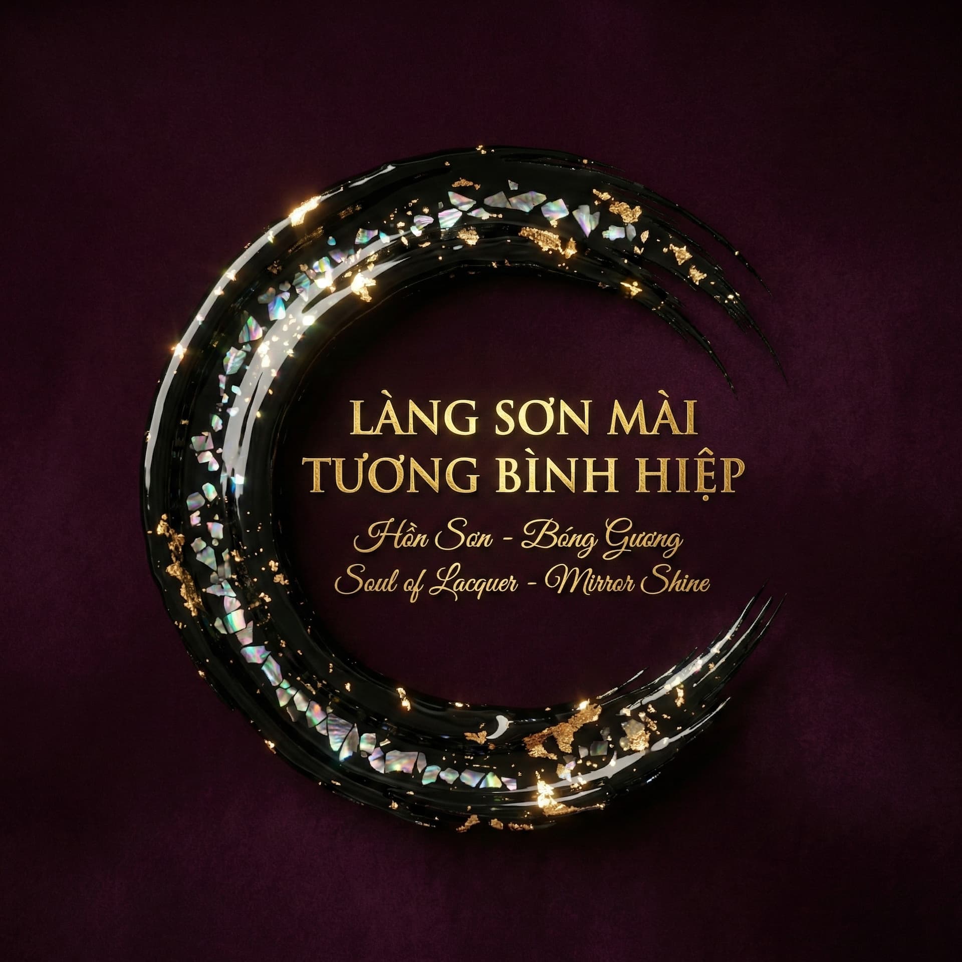Tương Bình Hiệp – Hồn Sơn, Bóng Gương — ảnh tư liệu Sơn Mài Tương Bình Hiệp, thuộc bộ sưu tập Làng Nghề Ver 2.0